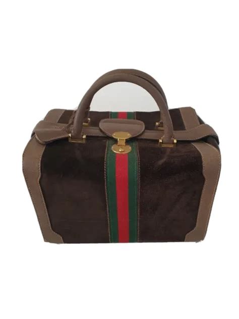 valigia gucci bianca anni 50 ebay|Borse, borsette e custodie vintage Gucci .